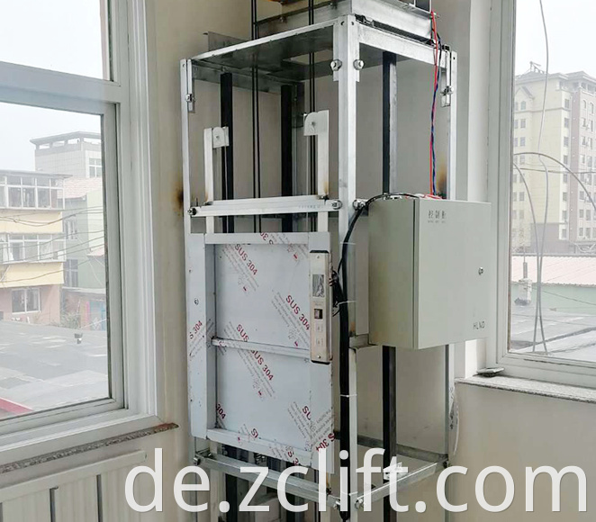 residential kitchen food elevator